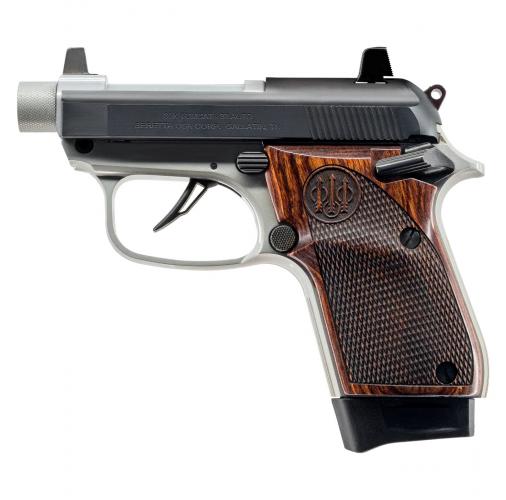 beretta 30x tomcat 32acp, 2.9" barrel, 8 rounds, inox/black threaded