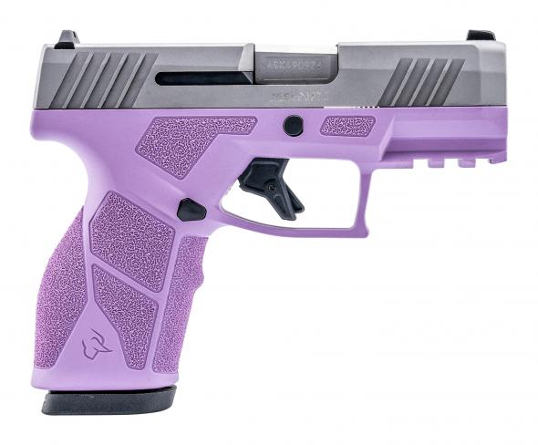 taurus gx2 9mm 3.38" barrel, 13 rounds light purple & black, striker fired