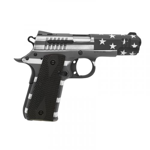 citadel 380acp, 1911, 3.75" barrel, grey usa flag, 7 rounds