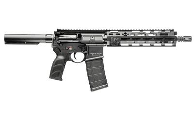 heckler & koch, mr556 a4, semi-automatic, pistol, 223 remington/556nato, 11" barrel, anodized finish, black, m-lok free float handguard, adjustable...