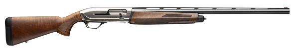 browning maxus ii upland full size 12 gauge semi-auto 3" 4, 2 3/4" shells 26" matte blued vent rib barrel, satin nickel aluminum receiver, grade i...
