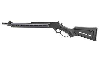 marlin firearms, 1894, dark series, lever action rifle, 44 rem mag/44 special, 16.17" barrel, threaded 5/8-24, polished radial muzzle brake, black...