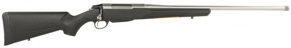 tikka, t3 lite, stainless synthetic, bolt action rifle, 7mm-08 remington, 22" barrel, threaded 5/8x24, stainless finish, black synthetic stock,...