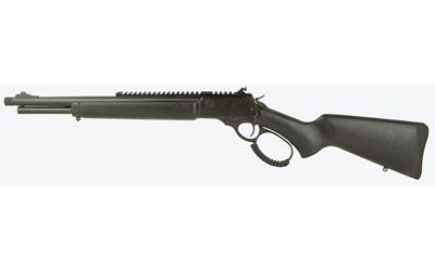 rossi, r95 triple black, lever action rifle, 454 casull, 16.5" barrel, cerakote finish, black, ghost ring sight, picatinny rail, black wood stock, 7...