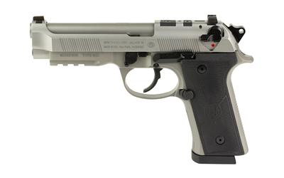 beretta, 92x rdo, double/single action, semi-automatic, full size, 9mm, 4.7" barrel, inox finish, silver, optic ready, 18 rounds, 2 magazines