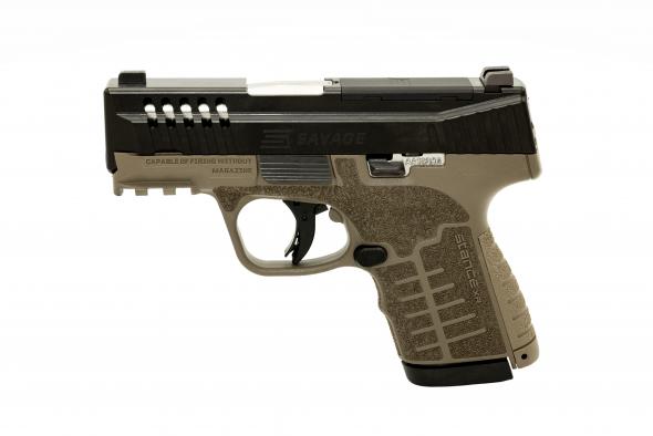 savage arms stance xr mc9, 9mm, 13 rounds, 3.2" barrel, fde