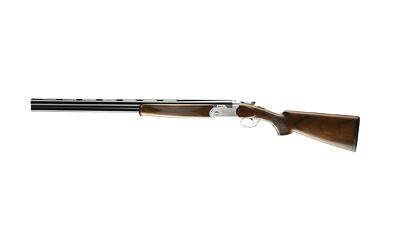 beretta, 686 silver pigeon i, over/under, 20 gauge, 3" chamber, 26" barrels, floral engraving, silver receiver, oil finished wood stock, 5 choke...