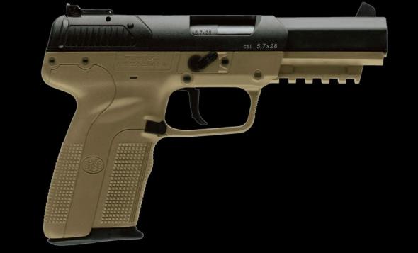 fn american five-seven mkii fde 20rd adj sights