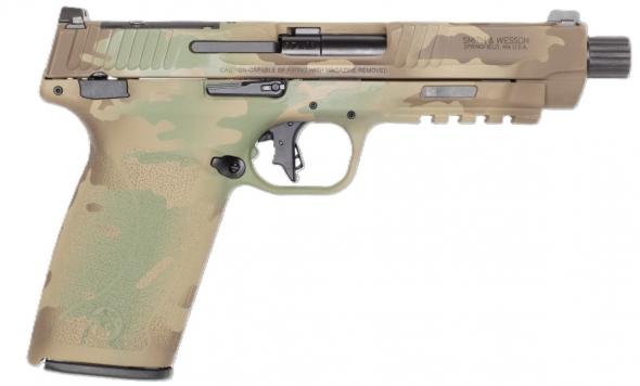smith & wesson, m&p 5.7 or handgun, 5.7x28mm, 5" threaded barrel, multicam finish, 22 rounds