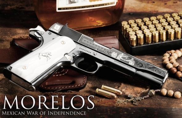 sk colt mexican war of independence - morelos colt 1911 38 super #30 of 200