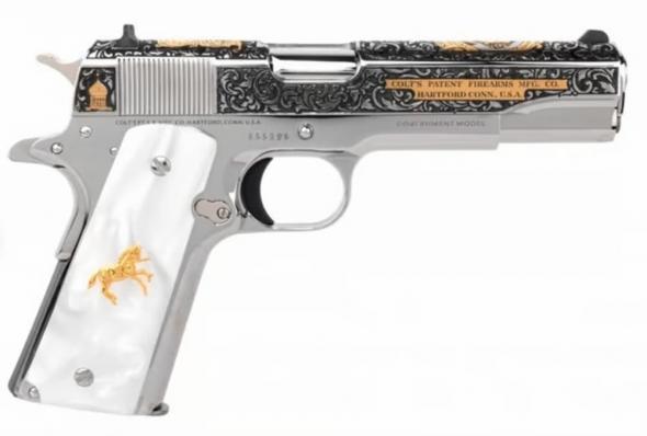 rare colt 1911 el samuel .38 super 70 series #185 out of 500 made