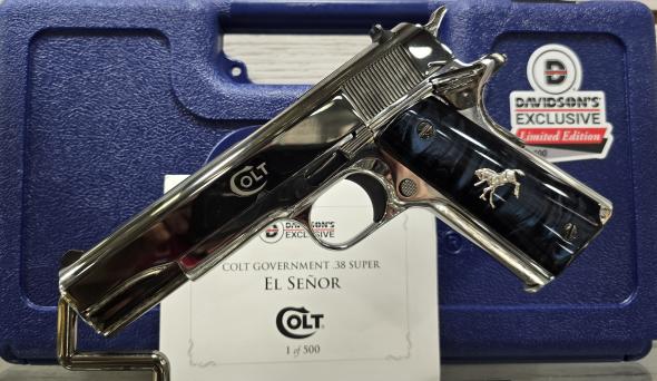 davidsons exclusive: limited edition "el seor" colt 38 super #115 of only 500 made
