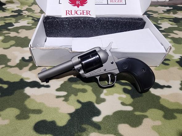 ruger wrangler birdshead 22lr 3.8in silver