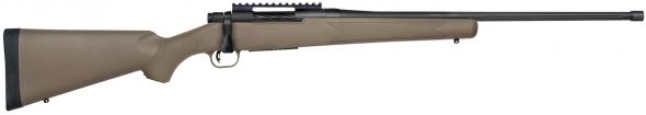 mossberg patriot predator full size 22-250 rem 5+1 22" matte blued fluted threaded barrel, matte blued stainless steel receiver w/picatinny rail,...