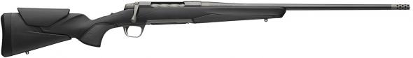 browning x-bolt 2 hunter full size 6.5 prc 3+1 24" matte blued threaded sporter barrel, tungsten cerakote drilled & tapped steel receiver, adj...