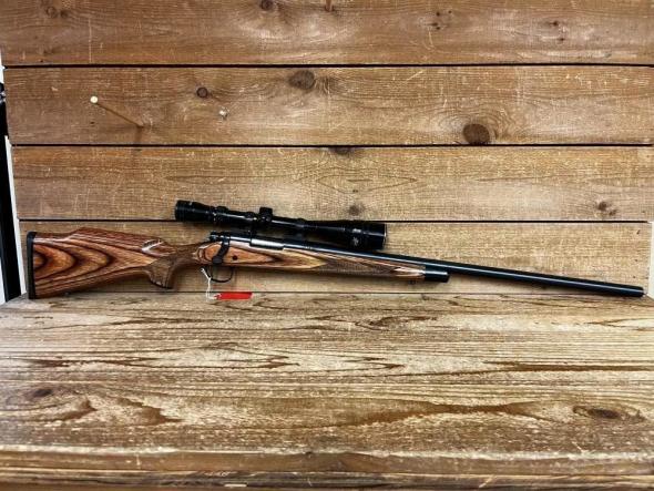 remington 700 bdl .308 heavy brl w/ tasco 6-24x40 - used