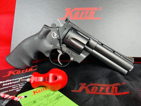 nighthawk custom korth mongoose 4" .357mag black dlc
