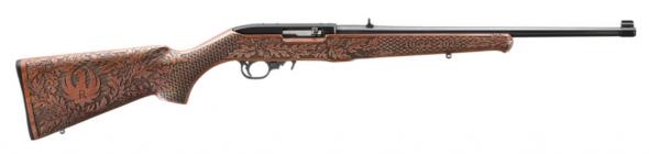 ruger, 10/22 sporter collector''s series, semi-automatic rifle, 22 lr, 18.5" cold hammer forged barrel, satin black finish, engraved altamont...