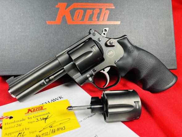 nighthawk customs korth mongoose with 9mn and 357mag cylinders in 4