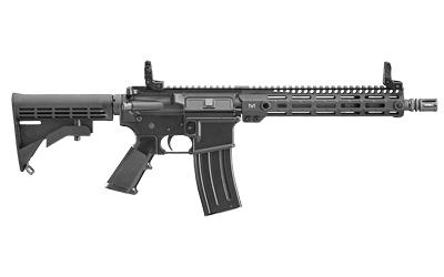 fn america, fn15 srp g2, sbr, semi-automatic rifle, 556nato, 11.5" barrel, a2 flash hider, anodized finish, black, 10.5" gen 4 mi free float m-lok...