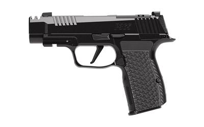 sig sauer, p365 luxe, semi-automatic, striker fired, sub-compact, 380 acp, 3.1" barrel, slide integrated compensator, cerakote finish, black, x-ray 3...