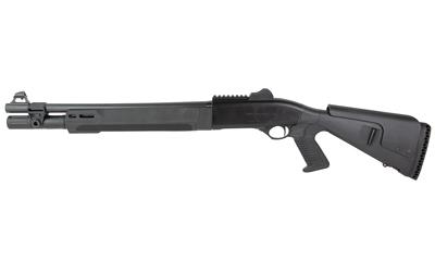 beretta, 1301 tactical c, semi-automatic shotgun, 12 gauge , 3" chamber, 18.5" barrel, anodized finish, black, synthetic stock with pistol grip,...