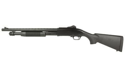 tokarev shotguns, tx3 12, pump action shotgun, 12 gauge, 3" chamber, 18.5" barrel, black, ghost ring/fiber optic front sights, synthetic stock, 3...