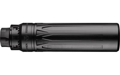 dead air armament, nomad-ti xc, suppressor, 6.74" length, rated up to 300 remington ultra magnum, titanium, cerakote finish, black, direct thread...