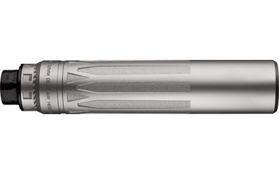 dead air armament, nomad lti xc, suppressor, 8.8" length, rated up to 300 remington ultra magnum, titanium, bead blasted finish, silver, xeno adapter...
