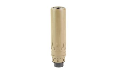 dead air armament, nomad-ti xc, suppressor, 7.03" length, rated up to 300 remington ultra magnum, titanium construction, cerakote finish, flat dark...