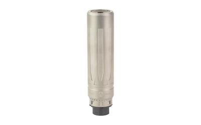 dead air armament, nomad-ti xc, suppressor, 7.03" length, rated up to 300 remington ultra magnum, titanium construction, bead blasted finish, silver,...