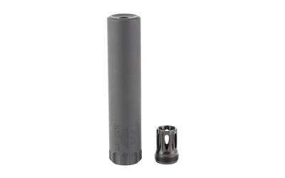 wilson combat, quell ultralight, suppressor, 9mm, titanium construction, armor tuff finish, black, includes k-mount muzzle device, storage case