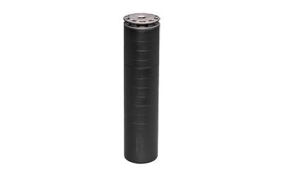 silencerco, scythe series, rifle suppressor, 30 caliber, cerakote finish, black, 17-4 stainless steel construction, includes 5/8x24 direct thread...