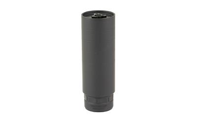 liberty precision machine, duty, suppressor, 556nato, 1/2x28 direct thread, dlc titanium, cerakote finish, black, 1.75" diameter, solid end cap only