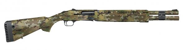 mossberg 940 pro tactical spx 12 gauge semi-auto 3" 7+1 18.50" overall multicam heat shield barrel, aluminum drilled & tapped receiver, adjustable...