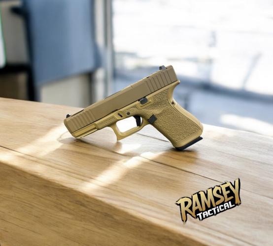 glock 19 gen5 9mm 15rd 4.02in barrel fde ported optic cut pa195s203cfde
