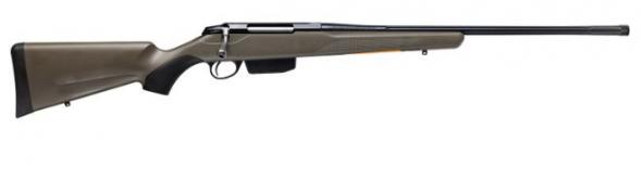 tikka t3x superlite 308 win 20" blued fluted threaded barrel, blued drilled & tapped steel receiver, fixed green synthetic stock