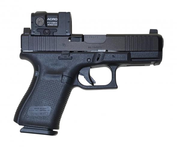 glock 19 9mm ameriglo supprer sights/aimpoint acro p-2 10rd