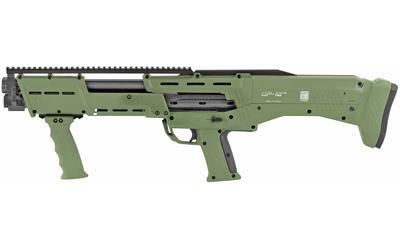 standard manufacturing company, dp-12, pump, 12 gauge, 3" chamber, 18.875" double barrel, od green, 7+7 rounds