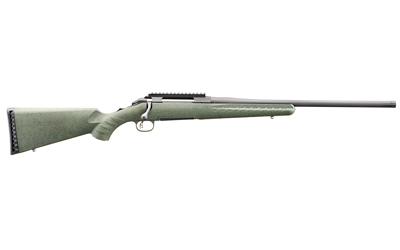glenfield, model a, bolt action rifle, 30-06 springfield, 20" barrel, 1:10 twist, threaded 5/8x24, matte finish, black, synthetic moss green splatter...