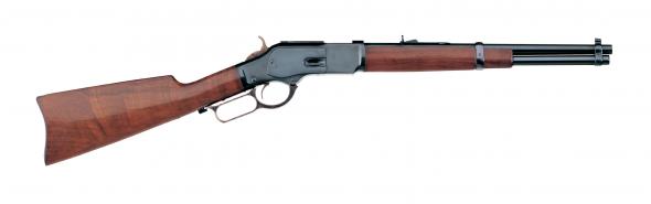 uberti 1873 trapper grade a walnut stock 16.1" barrel blued round