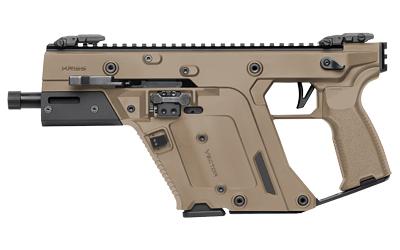 kriss usa, inc, vector sdp gen iii, semi-automatic pistol, 9mm, 5.5" threaded barrel, 1/2x28 thread pitch, matte finish, flat dark earth, low-profile...