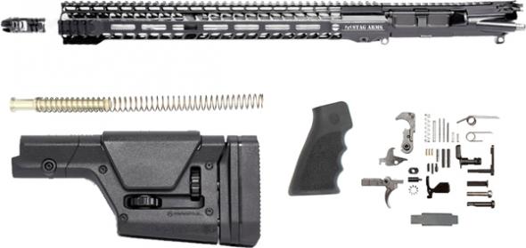Stag Arms, 15 Rifle Kit 224 Valkyrie 18"ss Fluted 25 Round, M-lok Black