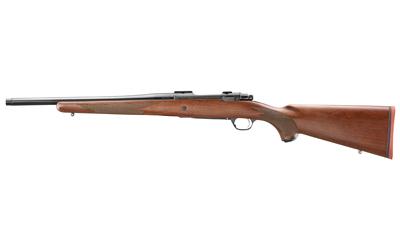 ruger, hawkeye hunter, bolt-action rifle, 308 winchester, 16.6" steel barrel, satin blued finish, 5/8x24 thread pitch, american walnut stock, 4...