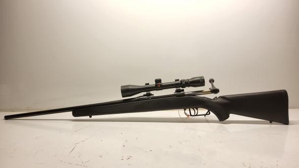used savage model 10 243 win 4rds w/simmons scope