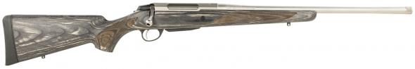 tikka t3x laminated full size 270 wsm 3+1 22.40" stainless threaded barrel, stainless steel drilled & tapped receiver, oil gray fixed laminate stock,...