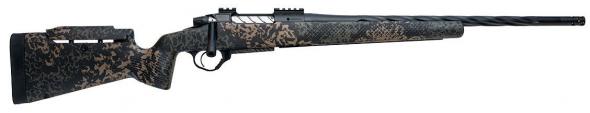 seekins precision, havak ph3, bolt action, 308 winchester, 16" threaded fluted barrel, black finish, woodland shadow camo carbon fiber stock, right...