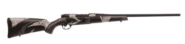 weatherby, mark v backcountry 2.0 ti, bolt action, 7mm backcountry, 20" threaded barrel, black cerakote finish, gray/white sponge carbon fiber stock,...
