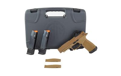 sig sauer, p365xf dh3, striker fired, 9mm, 3.7" barrel, cerakote finish, coyote, x-ray3 day/night sights, includes romeo-x sig-loc compact red dot...