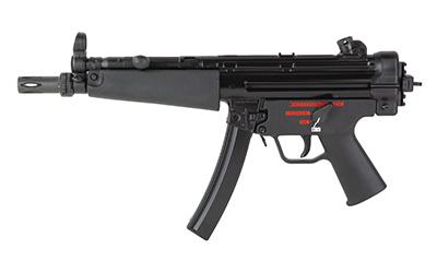 century arms, ap5-navy, semi-automatic pistol, 9mm, 8.9" threaded barrel, matte finish, black, adjustable sights, manual safety, 30 rounds, 2...